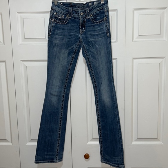 Miss Me Boot Cut Jeans - Picture 1 of 7